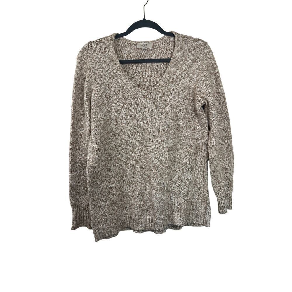 Loft Beige Womens Long Sleeve Sweater Size Medium